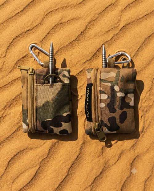 Putty Hawk pouch for putty and nail setter with magnetic holster